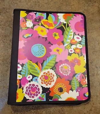 Vera Bradley Blossom Notebook  Binder Folder Amazing Colors Great Condition  • $25