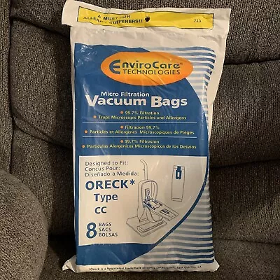 Envirocare Technologies Micro Filtration Vacuum Bags Open Box Oreck Type CC • $7