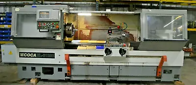 Ecoca EL-6120E CNC Flat Bed Lathe With Mitsubishi M520 Control • $18900