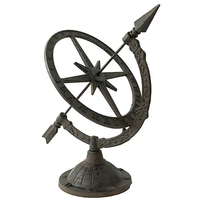 £22.99 • Buy Woodside Decorative Cast Iron Traditional Antique Outdoor Garden Table Sundial