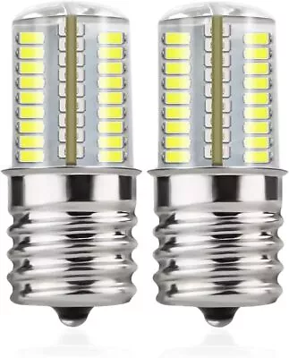 2Pc E17 LED Bulb Microwave Oven Light Dimmable Natural White 6000K Light Quality • $7.49