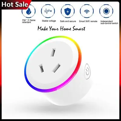 $21 • Buy Wifi Plug Smart Home Socket Switch Outlet Adaptor App Remote Alexa Google Home