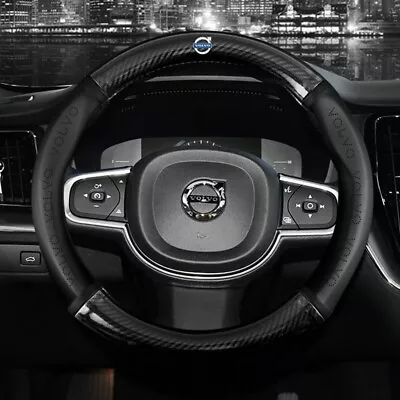 15  Car Steering Wheel Cover Genuine Leather For Volvo • $38