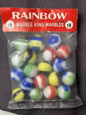 Marble King Nos Rainbow Bag Shooter Cubscout Nice Unopened • $40