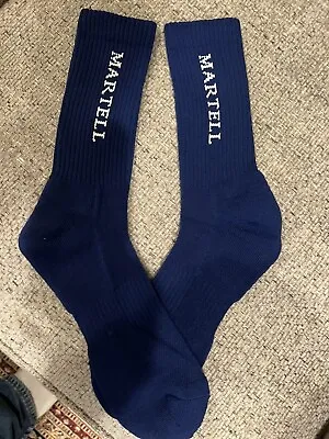 Martell Cognac Socks  Free Shipping USA. Blue • $18