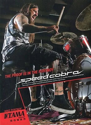 2013 Print Ad Of Tama Speed Cobra Bass Drum Pedal W Mike Portnoy • $9.99
