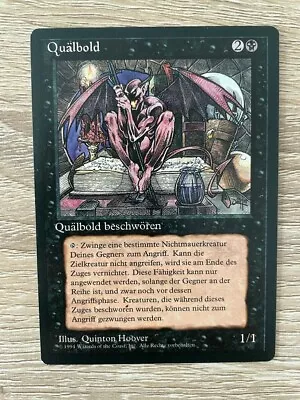 Mtg German Black Bordered Nettling Imp Nm Fbb Magic The Gathering Creature Black • $4.99