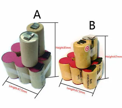 Battery Pack For Klauke RAM2 9.6V Hydraulic Crimp Pressing Tool 2.0Ah Ni-cd OZ • $45.68