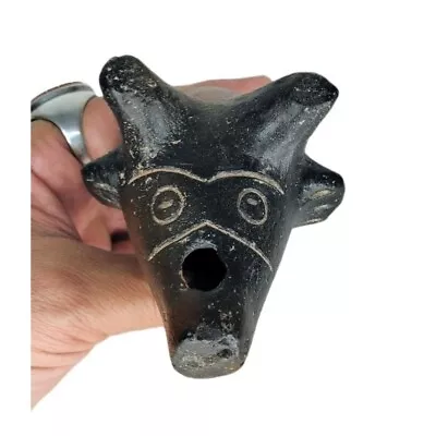 Mayan Aztec Clay Multi-Animals-in One Death Whistle Pre-Columbian Primitive • $332.50