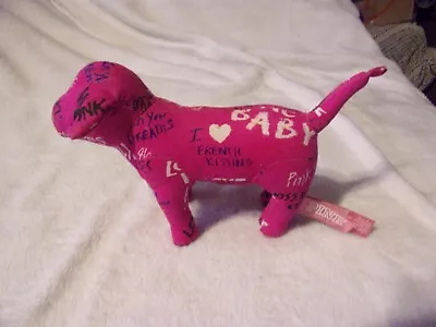 Victoria 's Secret Pink Plush Dog Pink Graffiti VS. • $5.50