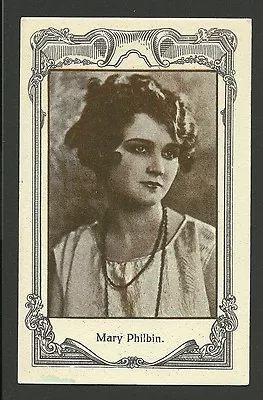 Mary Philbin Vintage 1920s Silent Film Movie Spanish Card • $9.53