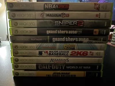 $6.90 • Buy Xbox & Xbox 360 & Xbox 1 Game Lot Bundle 18x Games