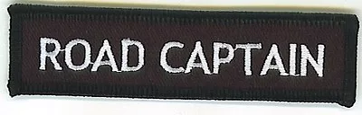 Road Captain Motorcycle Club Embroidered Iron On Biker Patch • $5.50