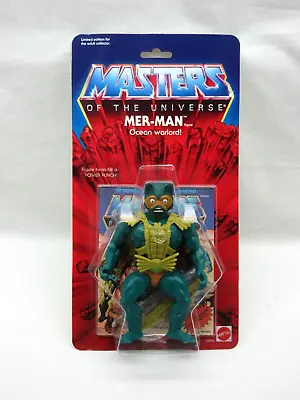 MOTUCommemorative MER-MANfigureMOCsealedMasters Of The UniverseHe Man  • $80