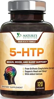 5-HTP 200mg Capsules - Extra Strength Support For Sleep And Stress Bottled  • $64.42