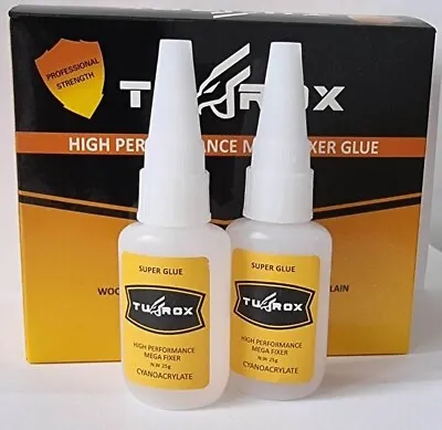 50g SUPER GLUE Strong Bond Adhesive Plastic Glass Wood Rubber Metal 25g X 2 Pack • £4.75