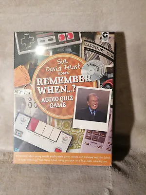 Sir David Frost Hosts: Remember When? Audio Quiz Game X3 CDs (NEW) • £4.49