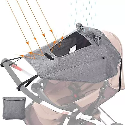 GeeRic Universal Baby Sunshade For Pram Pushchair Buggy And Carrycot/Stroller • £9.95