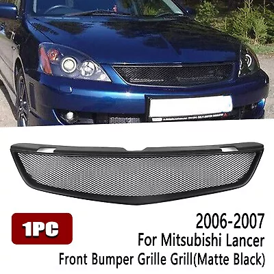 Car Front Bumper Upper Grille Mesh For Mitsubishi Lancer 2006-2007 Fiberglass • $127.56