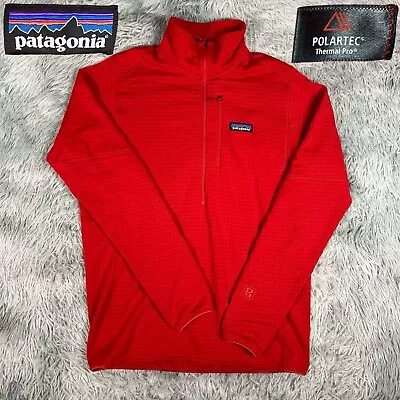 Patagonia R1 Regulator Polartec Thermal Pro Fleece 40110 Pullover Red Sweater M • $75