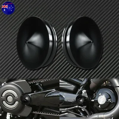 1 Pair Black Swingarm Pivot Arm Bolt Cover Fit For Harley V-Rod Night Rod 06-17 • $31.99