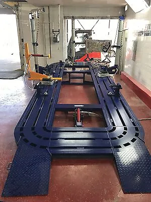 New Free Shipping 18 Feet Long Auto Body Frame Machine Rack 3 Towers With Clamps • $7950