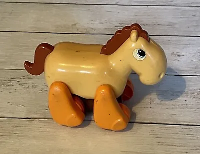 Vintage TOMY Horse Toy On Wheels • $10