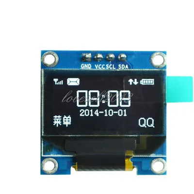 NEW 0.96  I2C IIC Serial 128X64 White OLED LCD LED Display Module For Arduino • $3.79