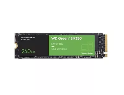 Western Digital 240GB Green SN350 NVMe SSD 2400MB/s Read900MB/s Write • $48.25