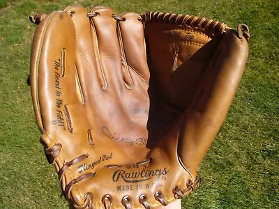 Vintage MICKEY MANTLE Rawlings Signature Model SH 3 Baseball LHT Glove HOF • $59.99