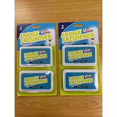£4.40 • Buy 2YR SUPPLY Fridge Freshener Odour Smell Eliminator Kitchen Air Cleaner 4 Pack