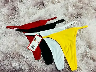 Womens Ladies Mini Thong Micro Sexy G-String Underwear Lingerie Knickers Panties • £9.99