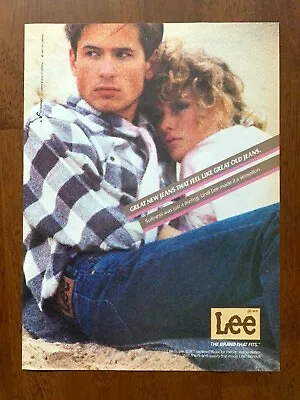 1985 Lee Jeans Authentic Vintage Print Ad/Poster Retro Pop Art Fashion Decor • $14.99