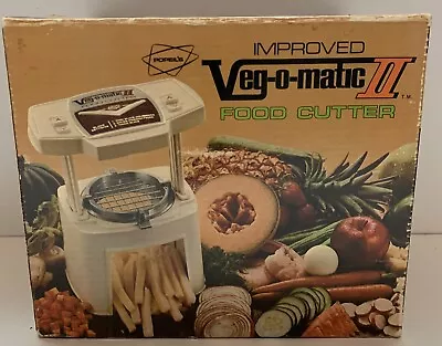 Vintage 1975 Veg-o-matic Ii Food Cutter By Popeil's Works! • $39.99