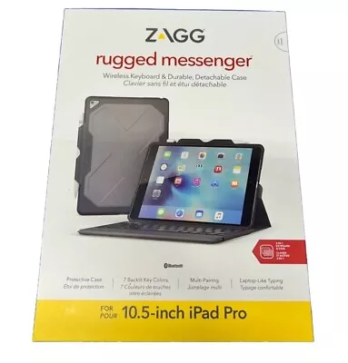 NEW ZAGG -Rugged Messenger Book For Apple® 10.5  IPad® Pro And IPad® Air - Black • $15.99