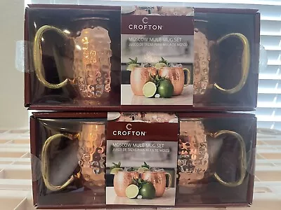 Crofton Copper Moscow Mule Cups - Set Of 4 NIB • $6.50