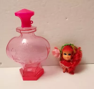 Liddle Kiddles Vintage 1968-69 *rosebud Kologne* Kiddle Doll And Bottle • $24.99
