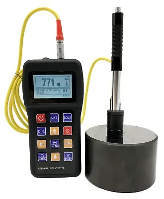 Portable Leeb Hardness Tester Meter Metal Hardness Gauge Durometer Calibration • £213.99