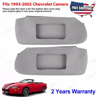 Sun Visor Vinyl Cover Fits Chevrolet Camaro 1993 1994 1995 1996 1997-2002 Gray • $37.99