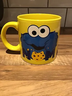 £12.50 • Buy Cookie Monster Mug Nom Yellow 123 Sesame Street