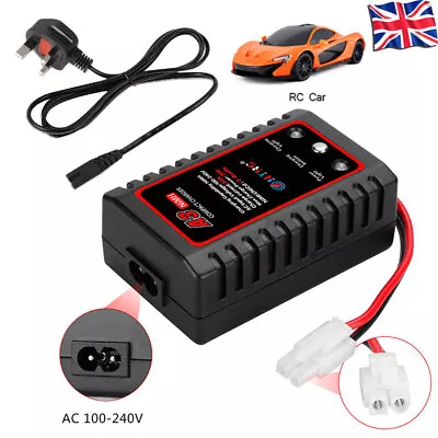 7.2V-9.6V Battery NiMH Fast Charger 2A 20W For RC Car For Tamiya Battery Charger • £16.22