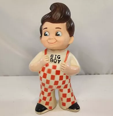 Vintage 1973 Big Boy Restaurants Of America Plastic Rubber Vinyl Figure Bank 9  • $17.99