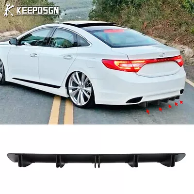 For Hyundai Sonata Elantra 32  Rear Bumper Spoiler Diffuser Lip Shark Fin Wing • $30.99