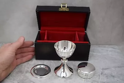 Church Traveling Mass Kit: Chalice Paten Pyx And Case (CU233) Chalice Co. • $299