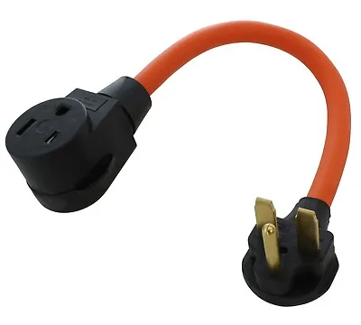 30A 250V 3-Prong NEMA 6-30P To NEMA 6-50R Flexible Welder Adapter By AC WORKS® • $62.99