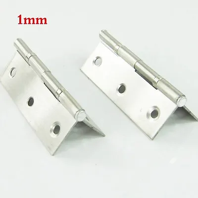 Door Hinges Ball Bearing Butt Internal Pair Internal Satin Stainless Steel Hinge • £4.49