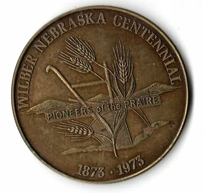 Wilber Nebraska Centennial 1973 Token • £7.55