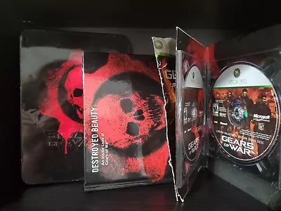 Gears Of War Video Game Limited Edition Microsoft XBOX 360 Used • $5