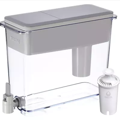 Brita Extra Large Ultramax 27 Cup Grey Filtered Water Dispenser With 1 Filter R1 • $28.69