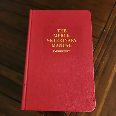 The Merck Veterinary Manual Seventh Edition 1991 HC Tabs • $19.90